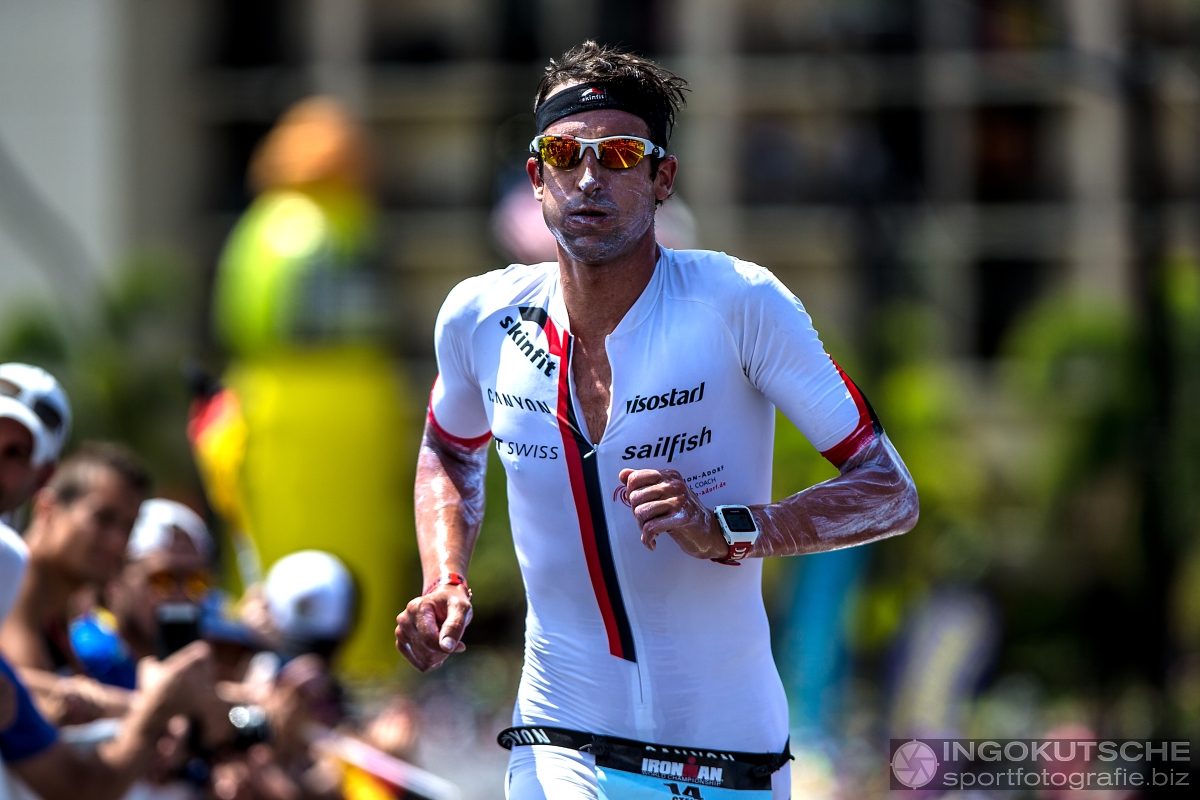 Ironman Hawaii 2016 - Boris Stein liess beim Lauf federn, Rang 7. (c) Harald Kohlhaas / www.ingokutsche.de