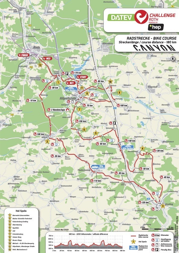 Challenge Roth Termin 2024 07. Juli 2024 in Roth Bayern, Deutschland